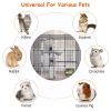 3 Tier Large Cat Cage Enclosure Indoor Cat Playpen Iron Construction Cat House Detachable Cat Crate With 2 Ladders Doors For 1-4 Cats 41.73”L x 41.73”