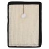 14.96x11.42in Cat Scratching Pad Small Cat Scratcher Natural Sisal Scratching Mat for Cat with 9 Screw Nails Protect Furniture Sofa Carpet