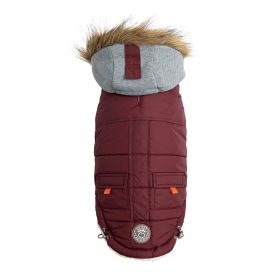Winter Sailor Parka - Burgundy (size: L)